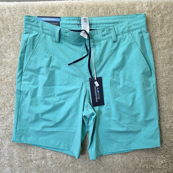 Vineyard Vines Other - Vineyard Vines OTG Shorts Men 30 8 Inch Green Offshore Chino Hybrid Surf Stretch